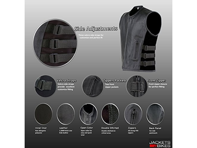 Men's Armor Biker Motorcycle Vest 