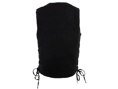 Men's Black Classic Denim Western Style 